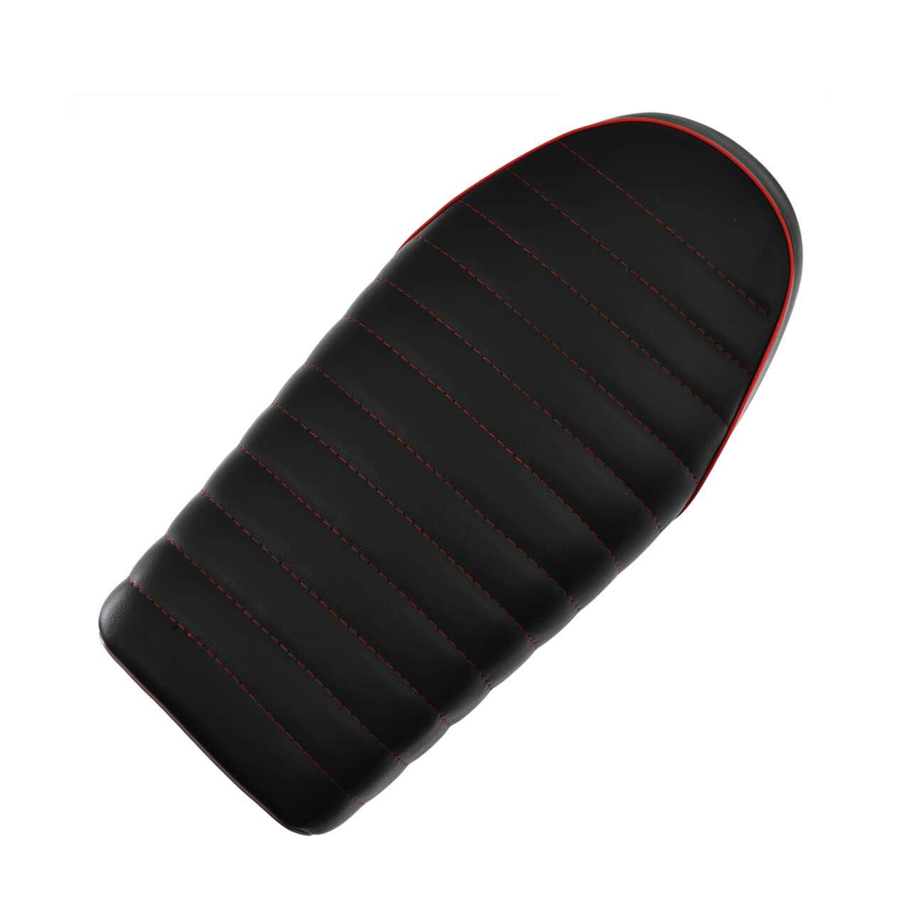 Motorcycle Black & Red Vintage Cafe Racer Seat Retro Saddle Fit For CB100 250 CL | HCmotorku