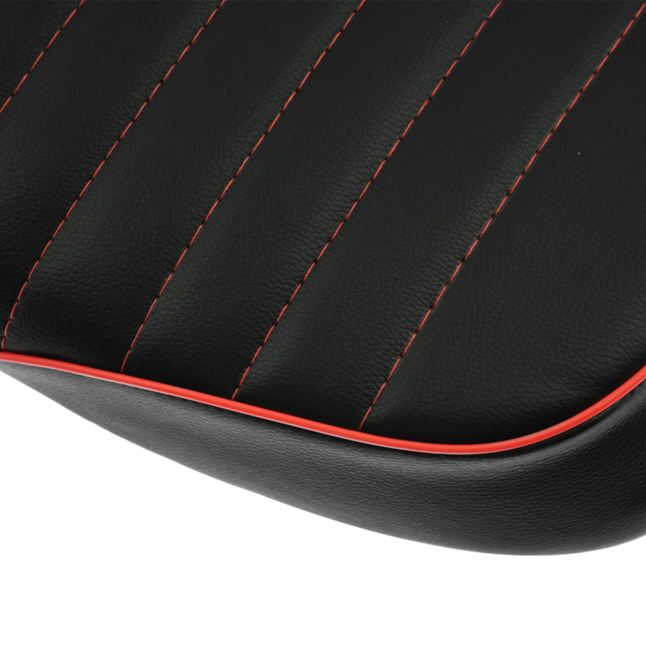 Motorcycle Black & Red Vintage Cafe Racer Seat Retro Saddle Fit For CB100 250 CL | HCmotorku