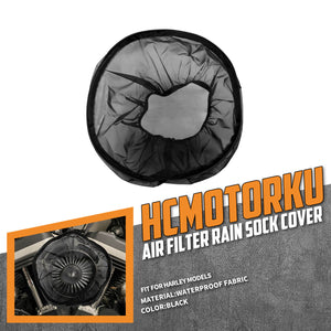 Harley Air Cleaner Waterproof Breather Rain Sock | HCmotorku