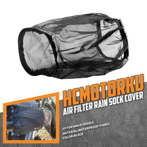 Harley Air Cleaner Waterproof Breather Rain Sock | HCmotorku