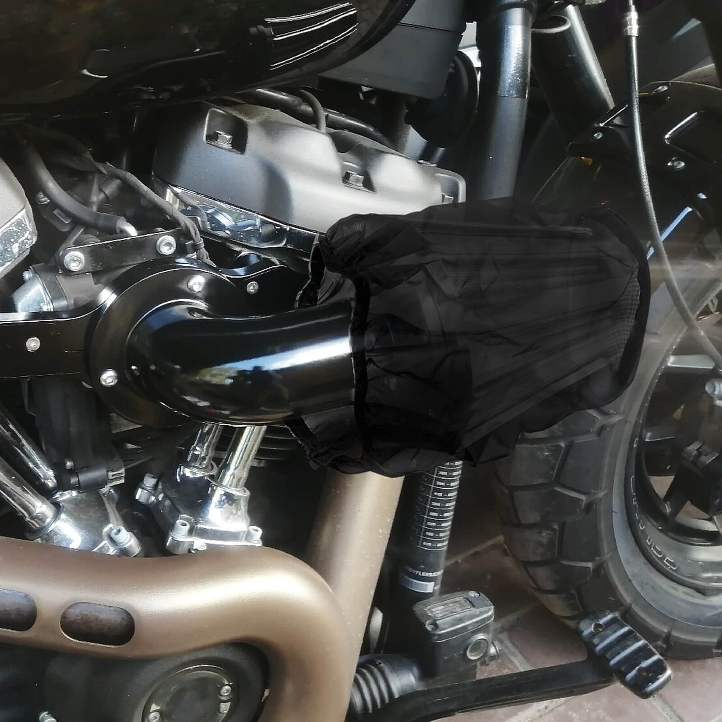 Harley Waterproof Screamin' Eagle Heavy Breather Rain Sock | HCmotorku