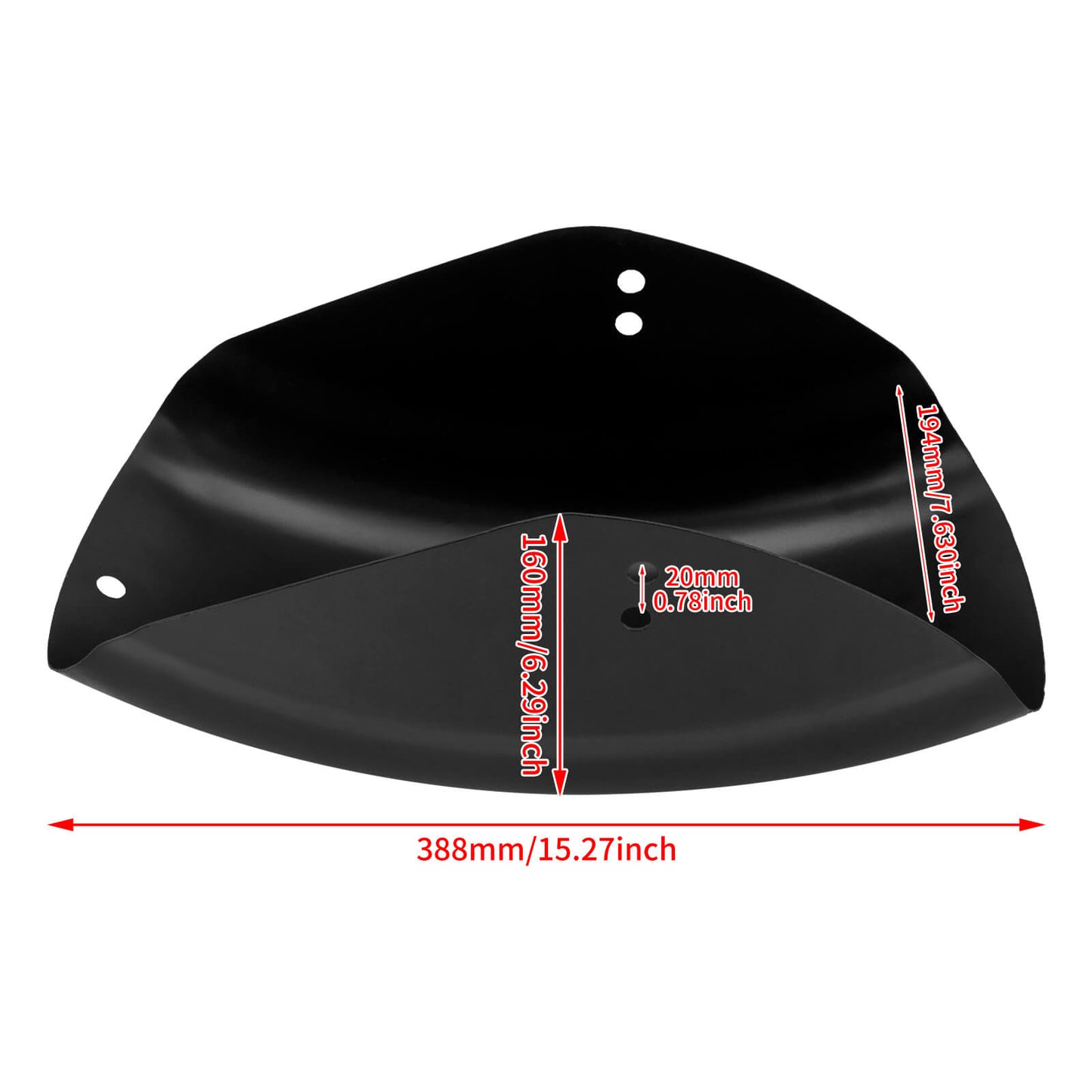 Flat Rear Fender Mudguard Gloss Black Fit For Harley Sportster XL 883 1986-2023 | HCmotorku