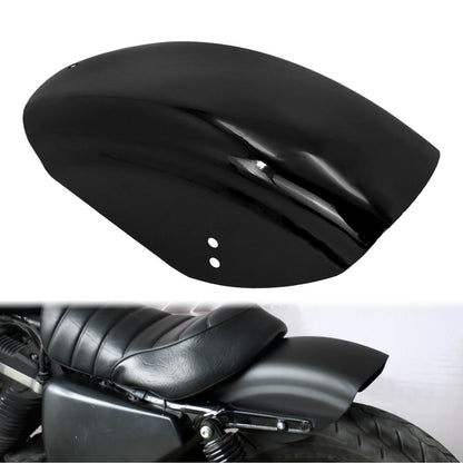 Flat Rear Fender Mudguard Gloss Black Fit For Harley Sportster XL 883 1986-2023 | HCmotorku