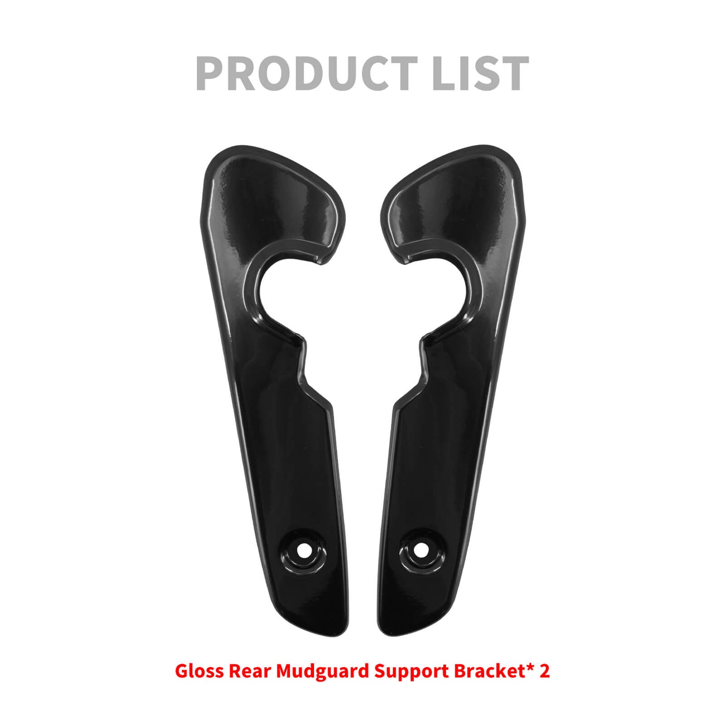 2* Short Rear Fender Mudguard Support Bracket Fit For Harley Sportster 883 2014-2023 | HCmotorku