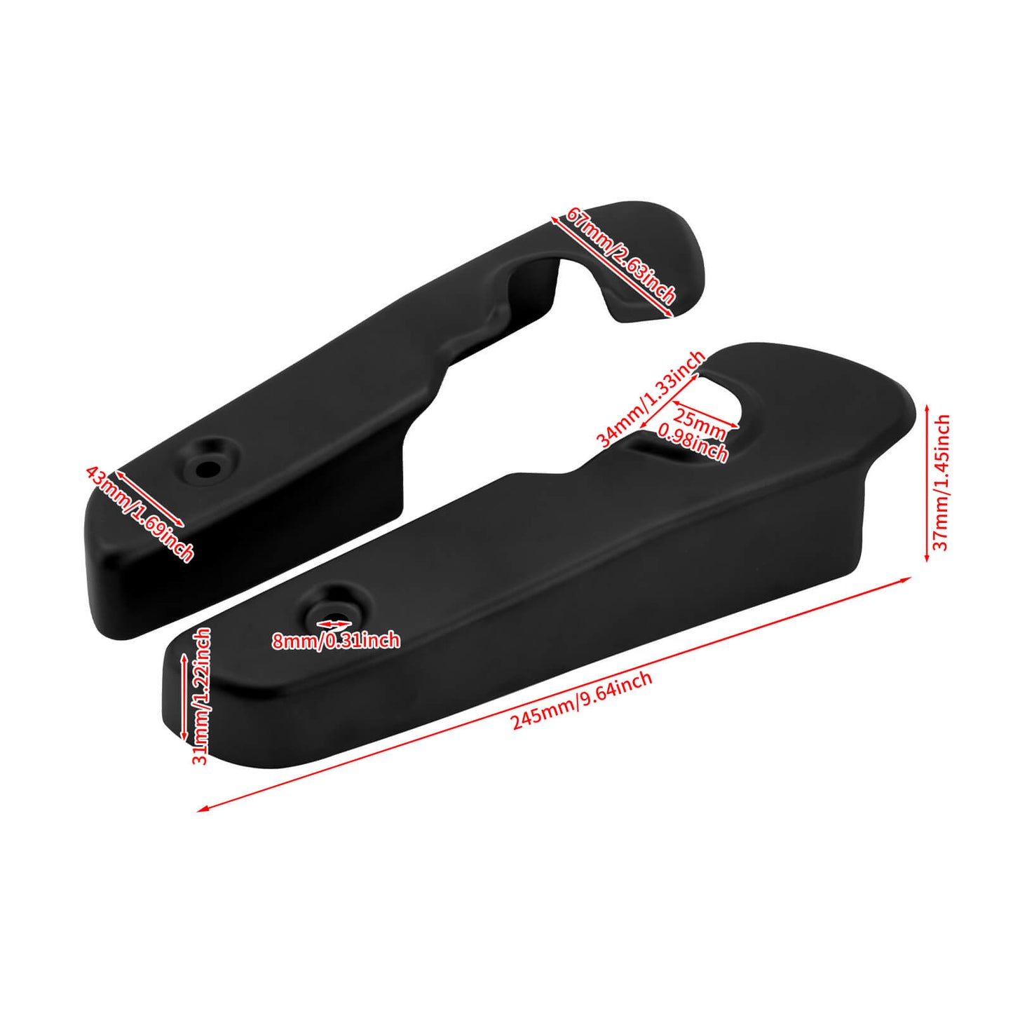 Short Rear Fender Mudguard Support Bracket Black For Harley Sportster 883 1200 | HCmotorku