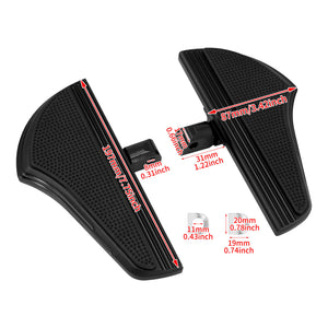 Passenger Rear Floorboards Defiance Mount Foot Pegs Fit Indian Dark Horse | HCmotorku