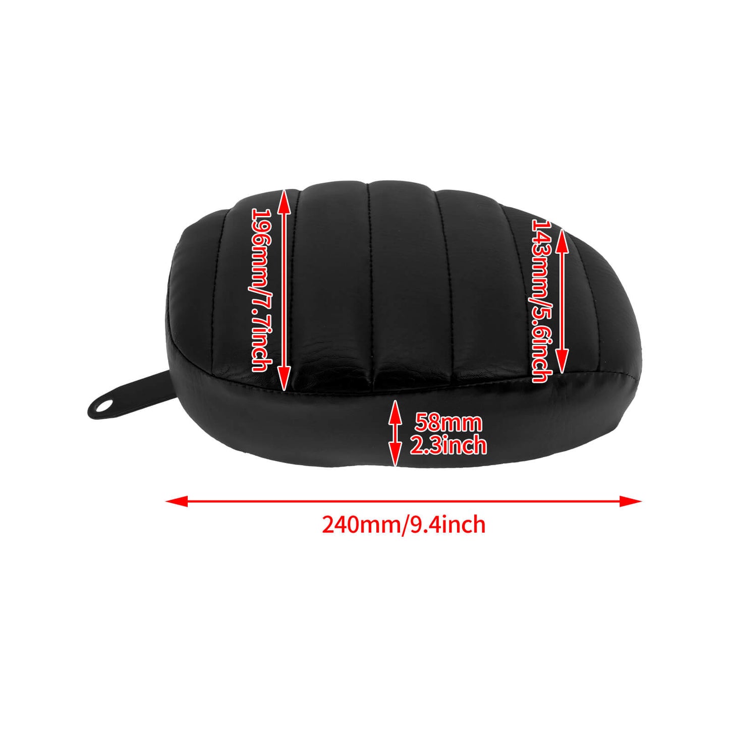 Rear Passenger Pillion Pad Seat Stripes Fit For Harley Sportster XL1200 883 72 | HCmotorku