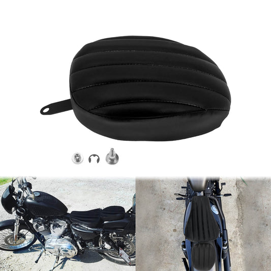 Vertical Lines Rear Passenger Pillion Pad Seat Fit For Harley Sportster 48 2010 | HCmotorku