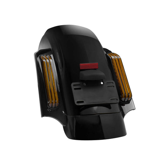 LED Rear Fender System w/ Amber Lens Fits For Harley Touring Street Road Glide | HCmotorku