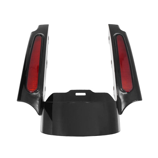 Rear Fender Extension Fascia w/Red Lens Fit For Harley Touring Street Road Glide | HCmotorku