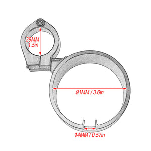 Side Speedometer Black Relocation Mount Bracket Kit For Harley Dyna Sportster | HCmotorku