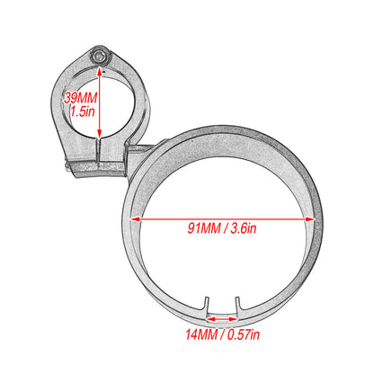 Side Speedometer Black Relocation Mount Bracket Kit For Harley Dyna Sportster | HCmotorku