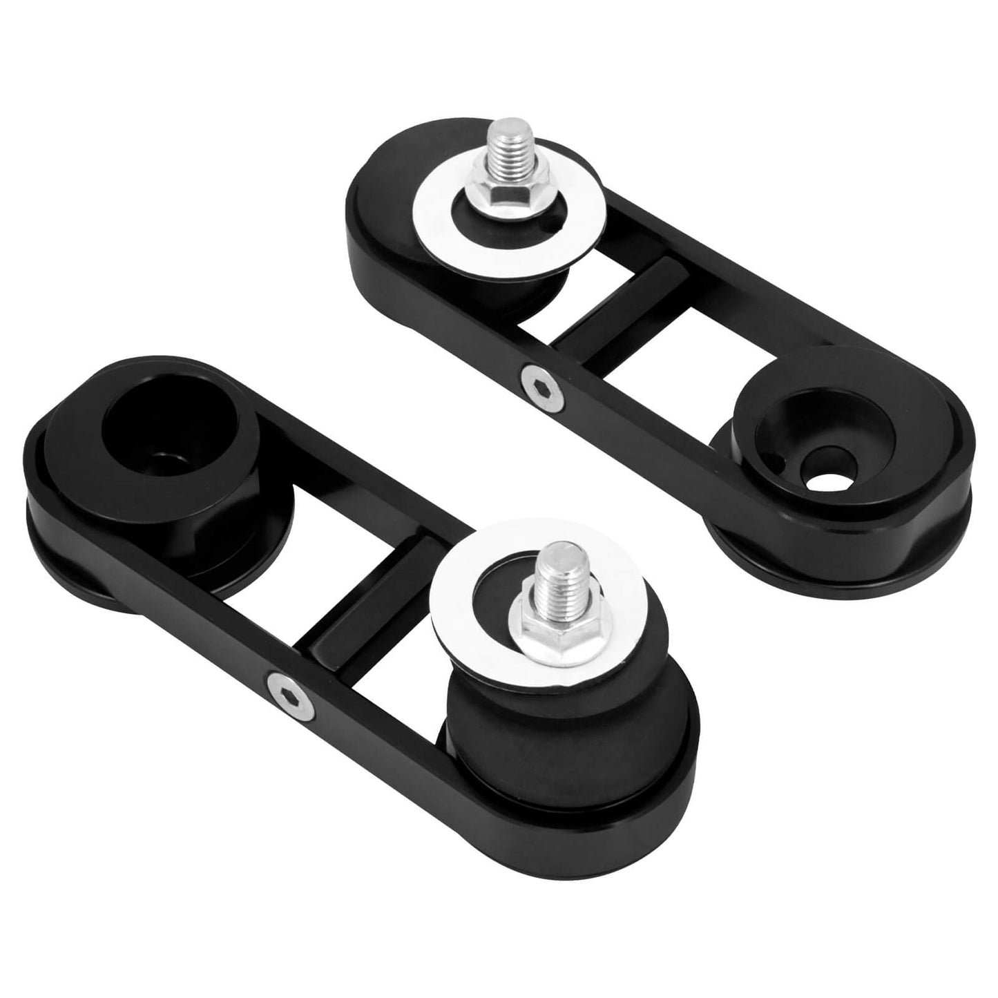 Adjustable Drop Mirror Relocator Mount Black For Harley Street Glide 2014-UP | HCmotorku