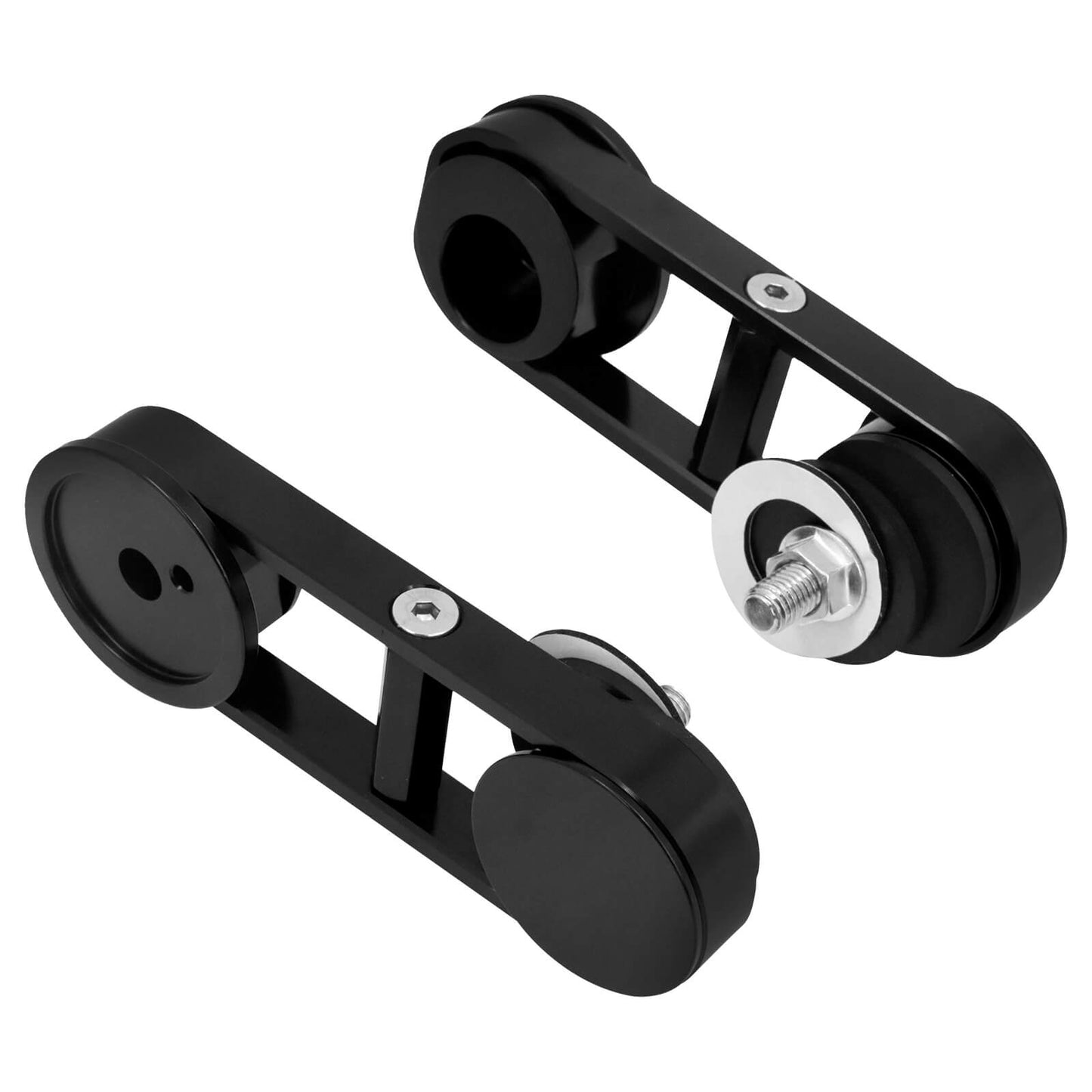 Adjustable Drop Mirror Relocator Mount Black For Harley Street Glide 2014-UP | HCmotorku