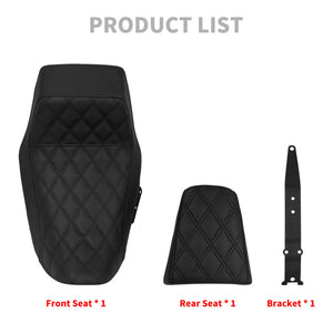 Driver Passenger Leather Diamond One-Piece Seat For Harley Nightster RH975 RH975S 2022-UP | HCmotorku