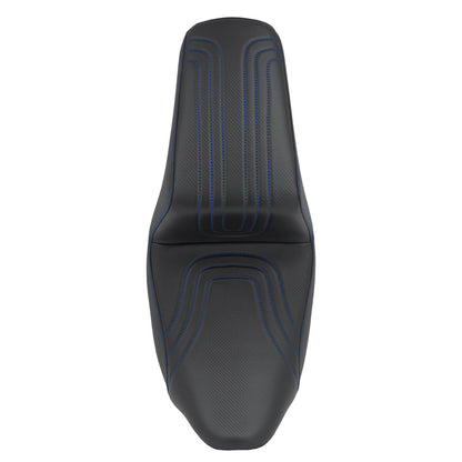 Driver & Passenger Seat Blue For Harley Touring 2009-2023 | HCmotorku