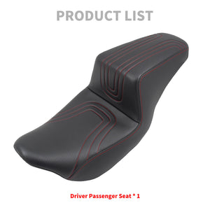 Driver & Passenger Seat Red For Harley Touring 2009-2023 | HCmotorku