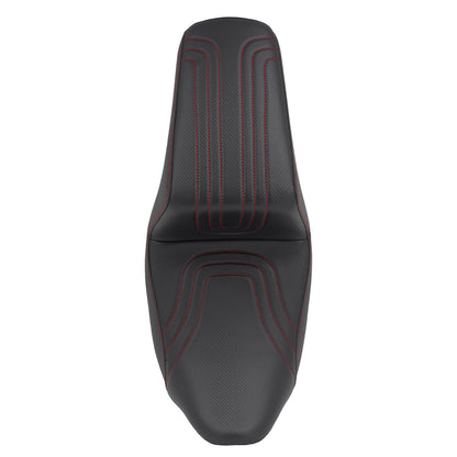 Driver & Passenger Seat Red For Harley Touring 2009-2023 | HCmotorku