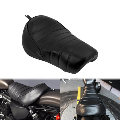 Rider Leather Solo Seat For Harley Sportster Iron 883 XL883N 2016-2020 | HCmotorku