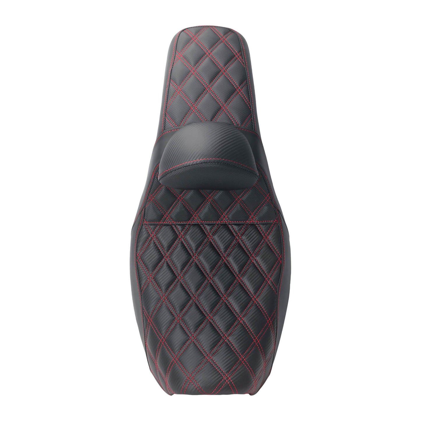 Two-Up Seat Rider Passenger Red Line Fit For Harley Dyna 2006-2017 | HCmotorku