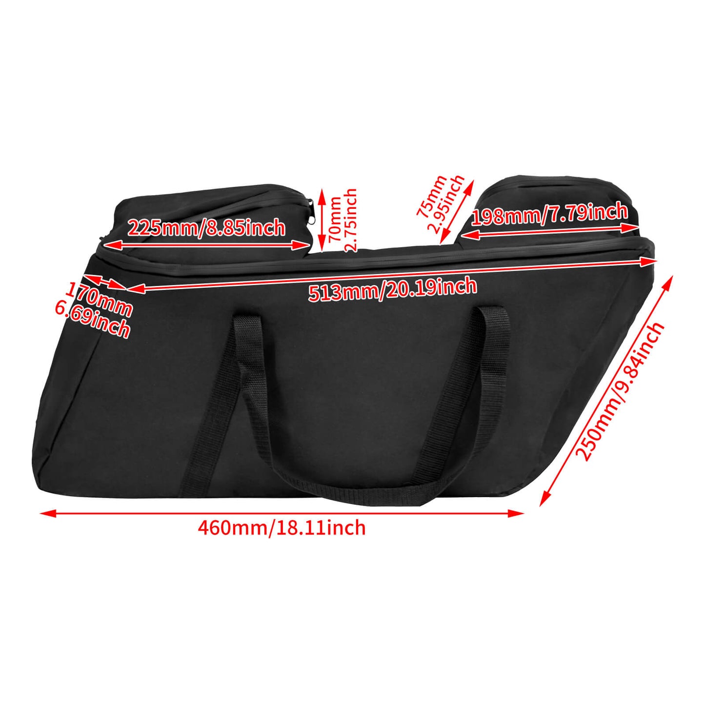 Saddlebag Storage Inner Bags For Harley Touring FLHT FLHR FLHX FLTRX 1993-2023 | HCmotorku