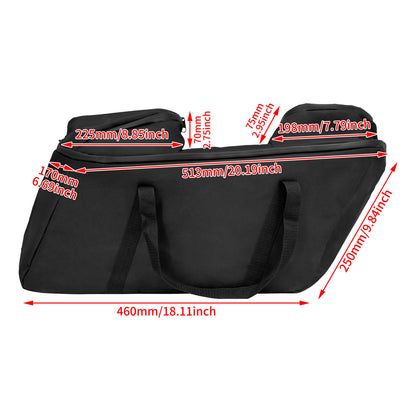 Saddlebag Storage Inner Bags For Harley Touring FLHT FLHR FLHX FLTRX 1993-2023 | HCmotorku