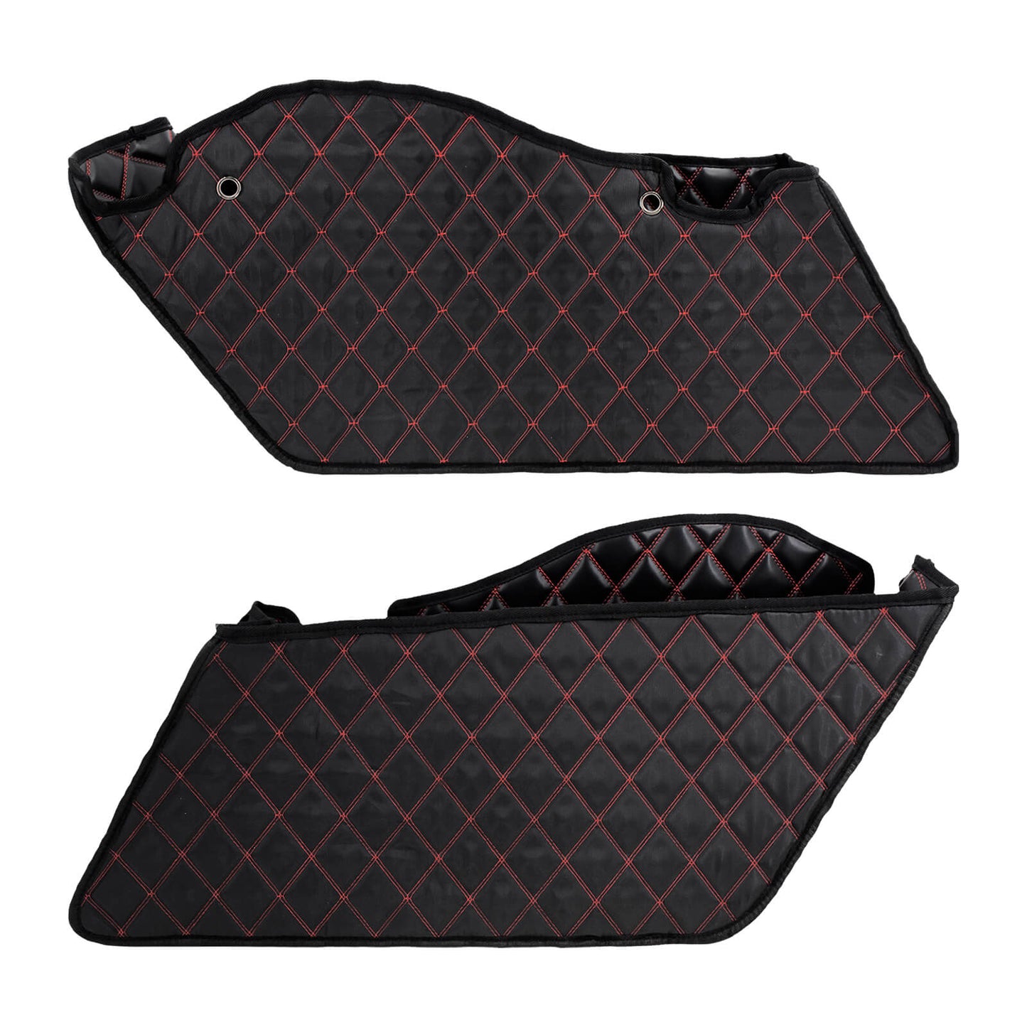 Extended Saddlebag Stretched Inserts w/Red Line Fit For Harley Touring 2014-2023 | HCmotorku