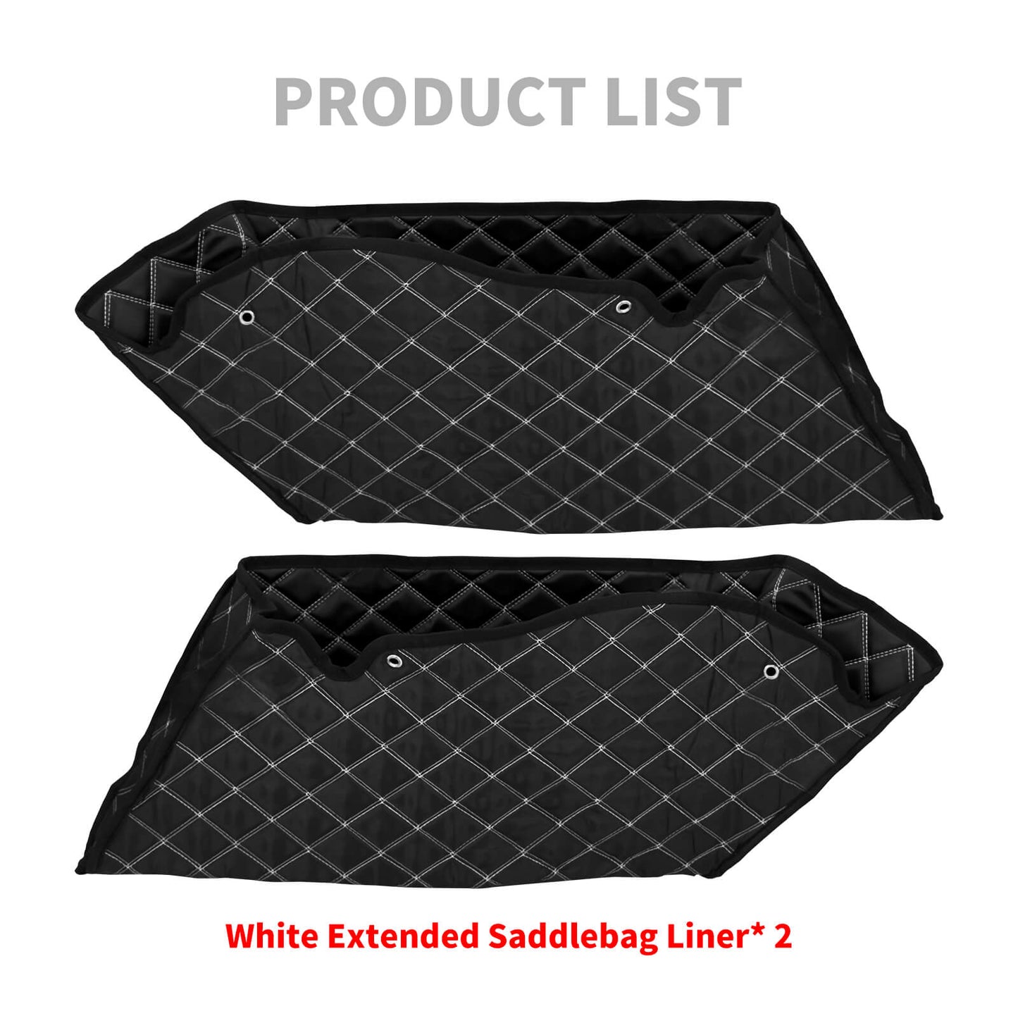 4" Extended Stretched Saddlebag Liners Inserts Fit For Touring 2014-UP | HCmotorku