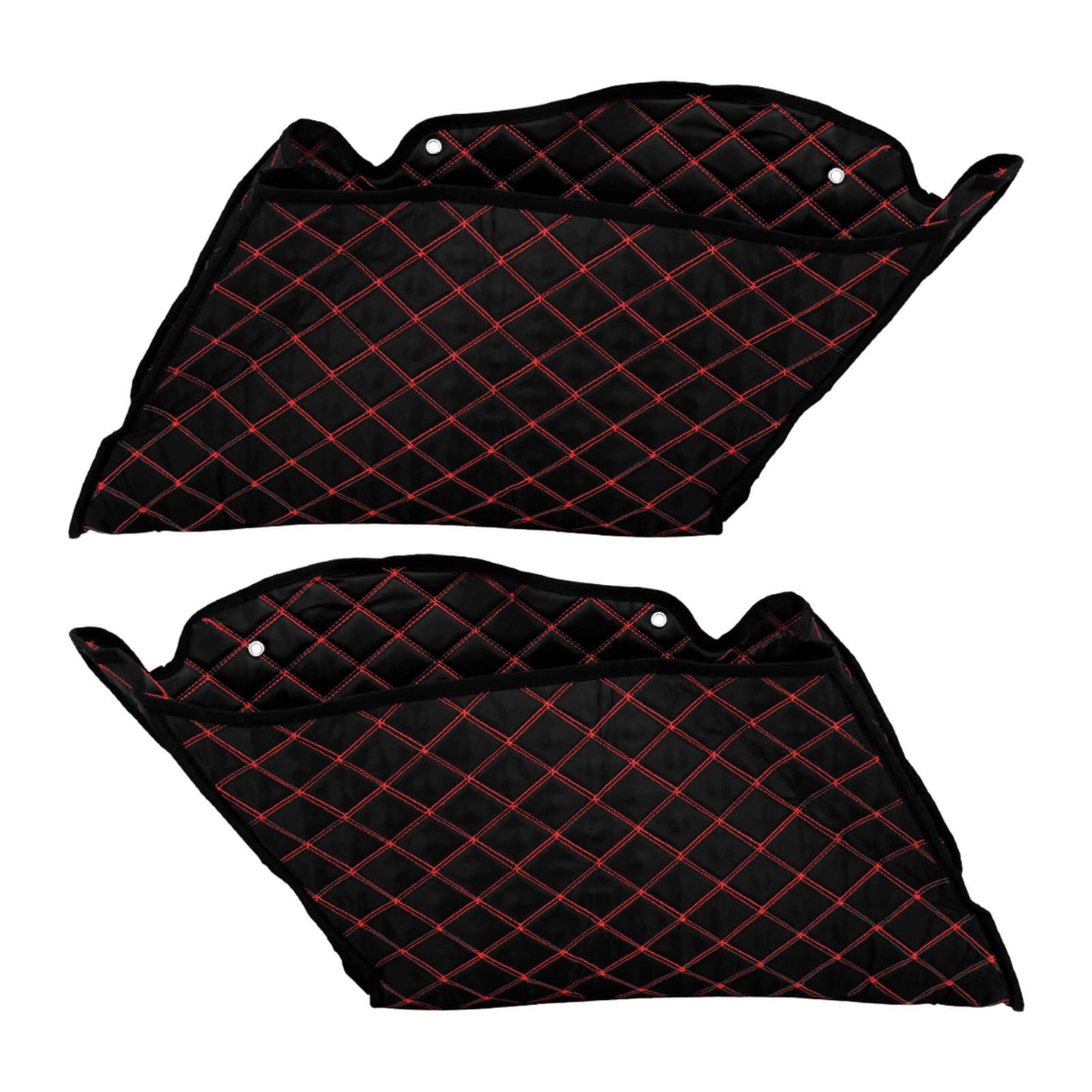 4" Extended Saddlebag Inserts Stretched Bag Red Line For Harley Touring 2014-2023 | HCmotorku