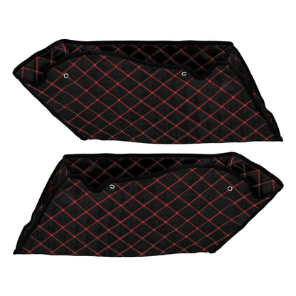 4" Extended Saddlebag Inserts Stretched Bag Red Line For Harley Touring 2014-2023 | HCmotorku