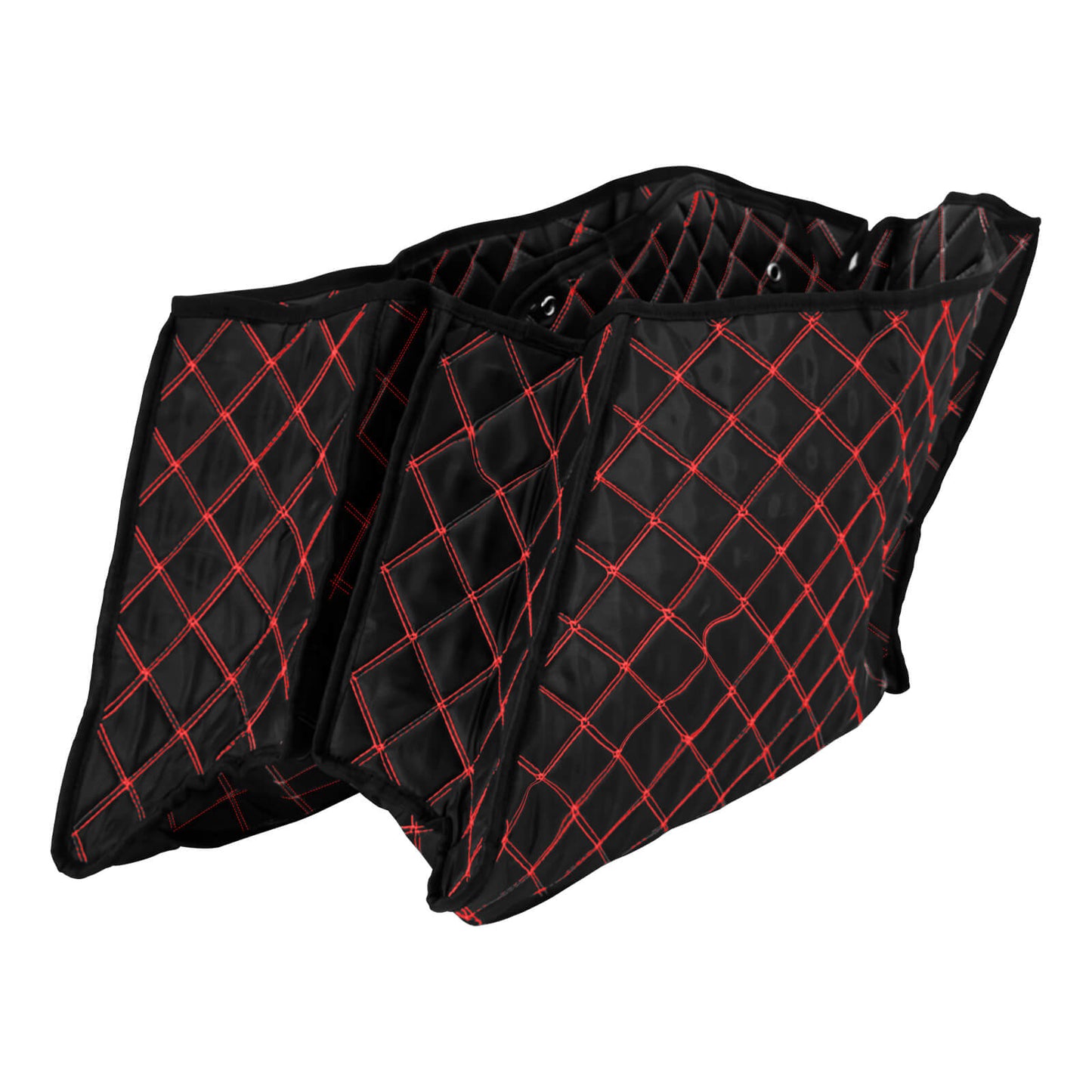 4" Extended Saddlebag Inserts Stretched Bag Red Line For Harley Touring 2014-2023 | HCmotorku