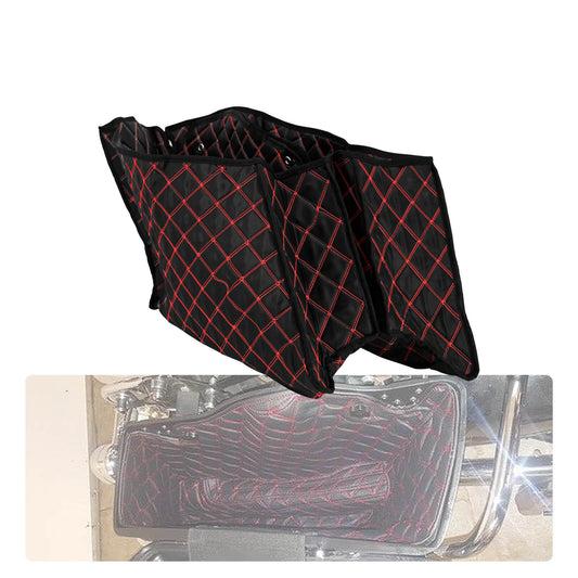 4" Extended Saddlebag Inserts Stretched Bag Red Line For Harley Touring 2014-2023 | HCmotorku