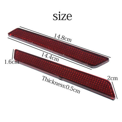 Saddlebags Latch Cover Reflectors Red Fit For Harley Touring FLT FLHT 2014-2020 | HCmotorku