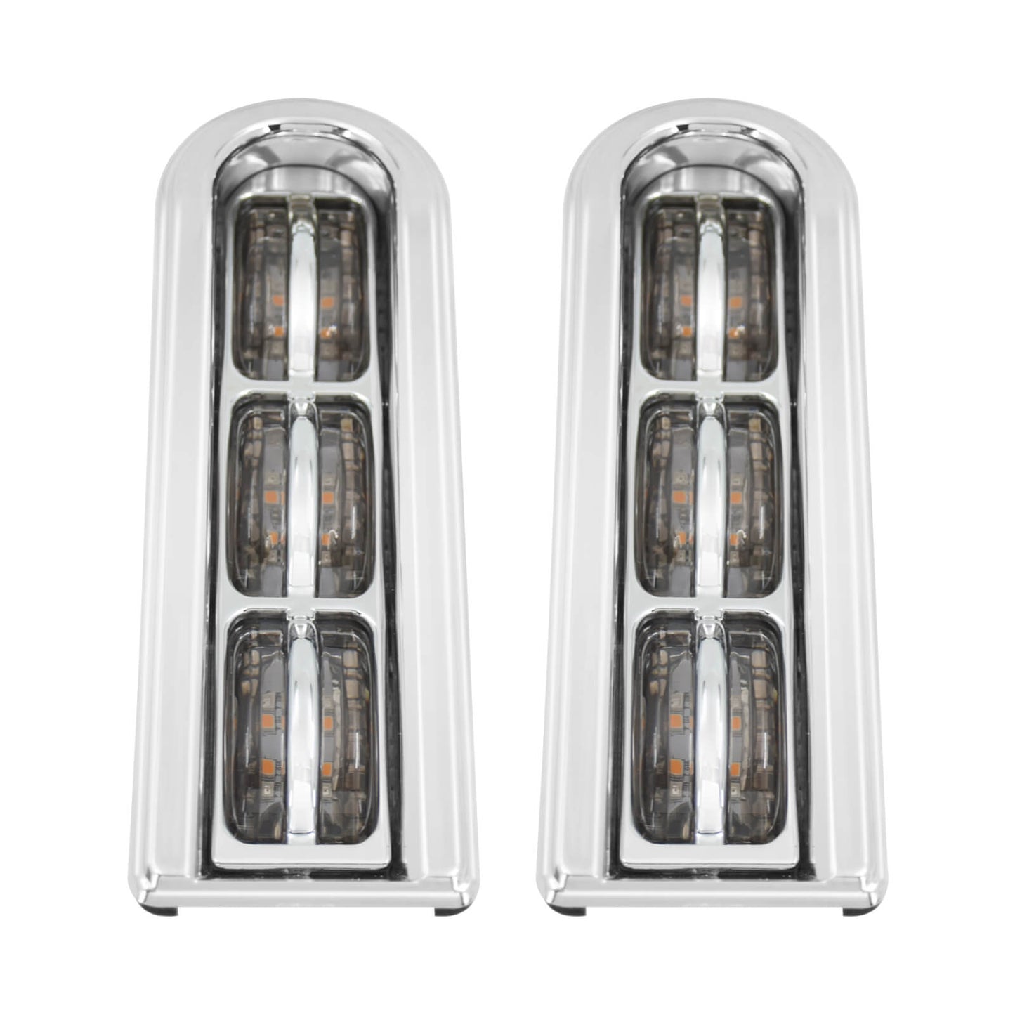 Inserts Saddlebag Support LED Light Chrome For Harley Electra Road Glide 2014-2023 | HCmotorku