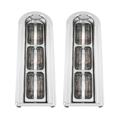 Inserts Saddlebag Support LED Light Chrome For Harley Electra Road Glide 2014-2023 | HCmotorku