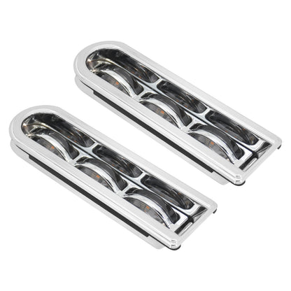 Inserts Saddlebag Support LED Light Chrome For Harley Electra Road Glide 2014-2023 | HCmotorku