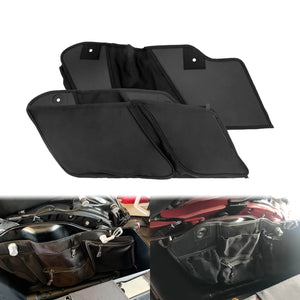 Saddlebag Liner Wall Storage Hard Saddle Bag Black Fit For Touring FLH 2014-2023 | HCmotorku