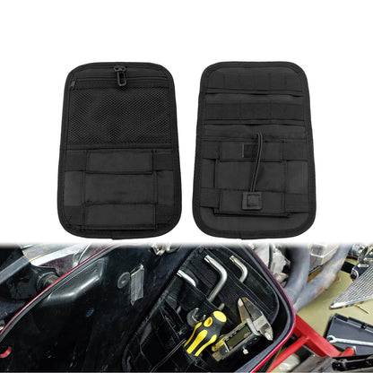 2* Organizer Saddlebag Hard Storage Bags Fits For Harley Touring Bagger 1980-2023 | HCmotorku