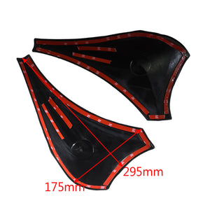 Left Right Saddlebag Scuff Protectors Black Fit Harley Touring 2014-2019 | HCmotorku