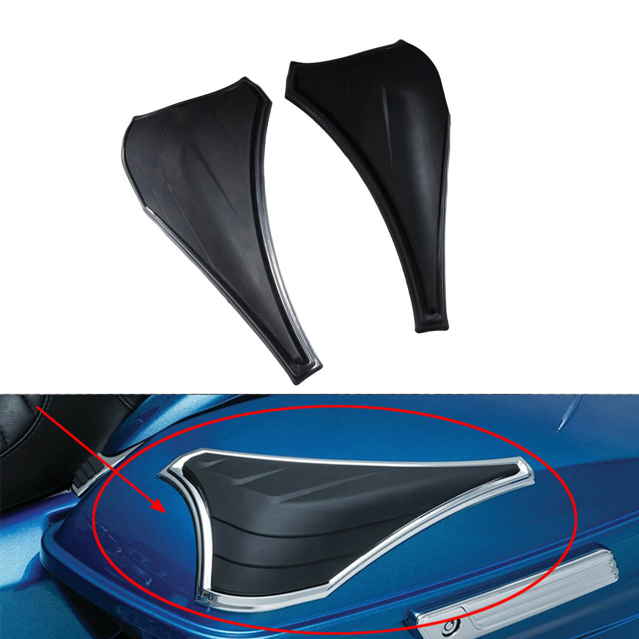 Scuf Protector Saddlebag Scuff Protectors For Harley Touring 2014-2019 | HCmotorku
