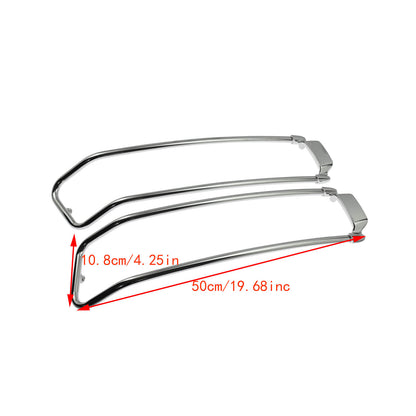 Hard Saddlebag Lid Trim Top Rails Rack Fit For Harley Touring Road Glide 2014-UP | HCmotorku