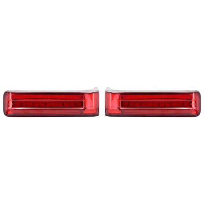 Saddlebag Running Brake Turn Light LED Red Chrome Fit For Harley FLHT 1997-2013 | HCmotorku