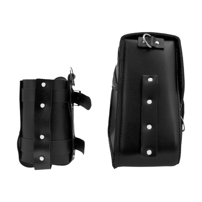 1* Right Side Universal Motorcycle Saddebags Storage Side Tool Bags w/Cup Holder | HCmotorku