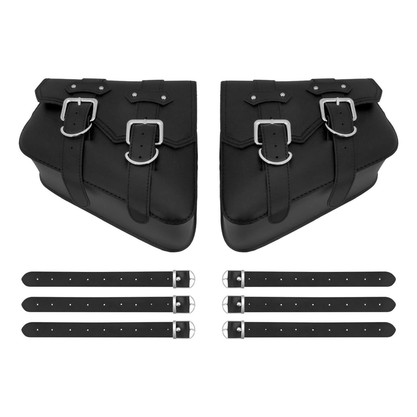 Motorcycle Saddlebag PU Leather Tool Bag Fit Harley Suzuki | HCmotorku