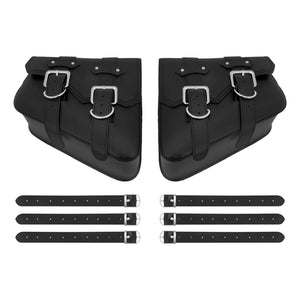 Motorcycle Saddlebag PU Leather Tool Bag Fit Harley Suzuki | HCmotorku