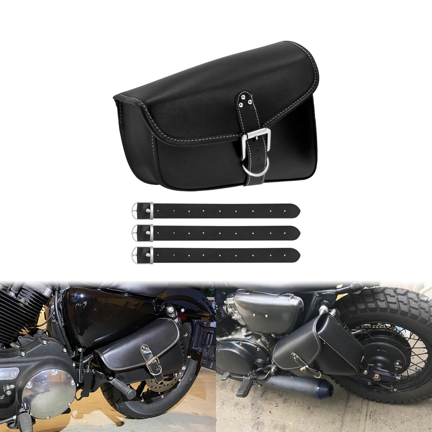 Saddlebags Tool Bag for Harley Sportster XL 883 1200 Suzuki | HCmotorku