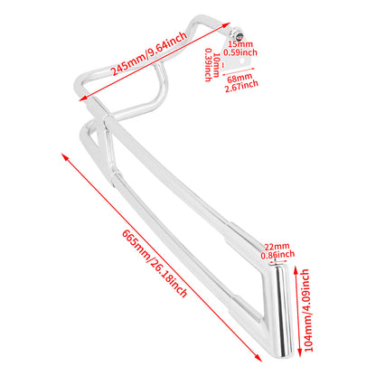 Touring Saddlebag Twin Guard Rails Kit Fit for Harley 2014-2023 | HCmotorku