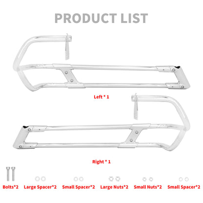 Touring Saddlebag Twin Guard Rails Kit Fit for Harley 2014-2023 | HCmotorku