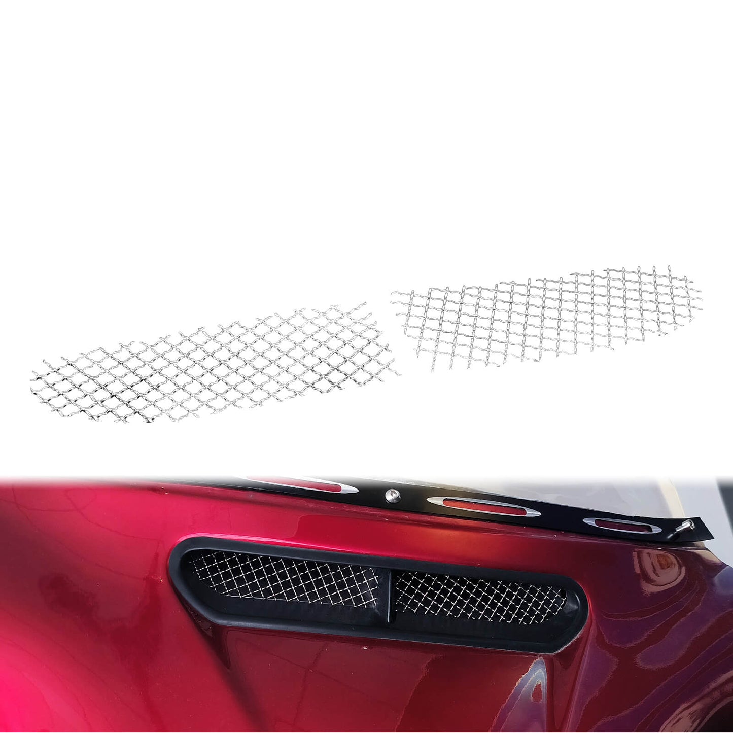 Honeycomb Mesh Fairing Vent Screen Grill For Harley Electra Street Glide 2014-2023 | HCmotorku