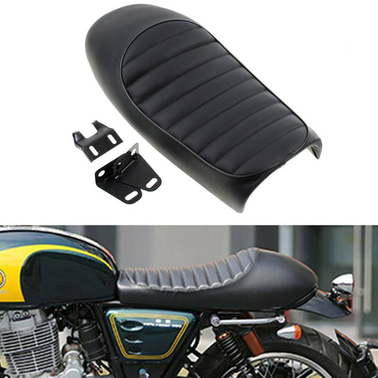 Universal Motorcycle Cafe Racer Seat Flat Brat Hump Saddle Fit For Yamaha Honda | HCmotorku